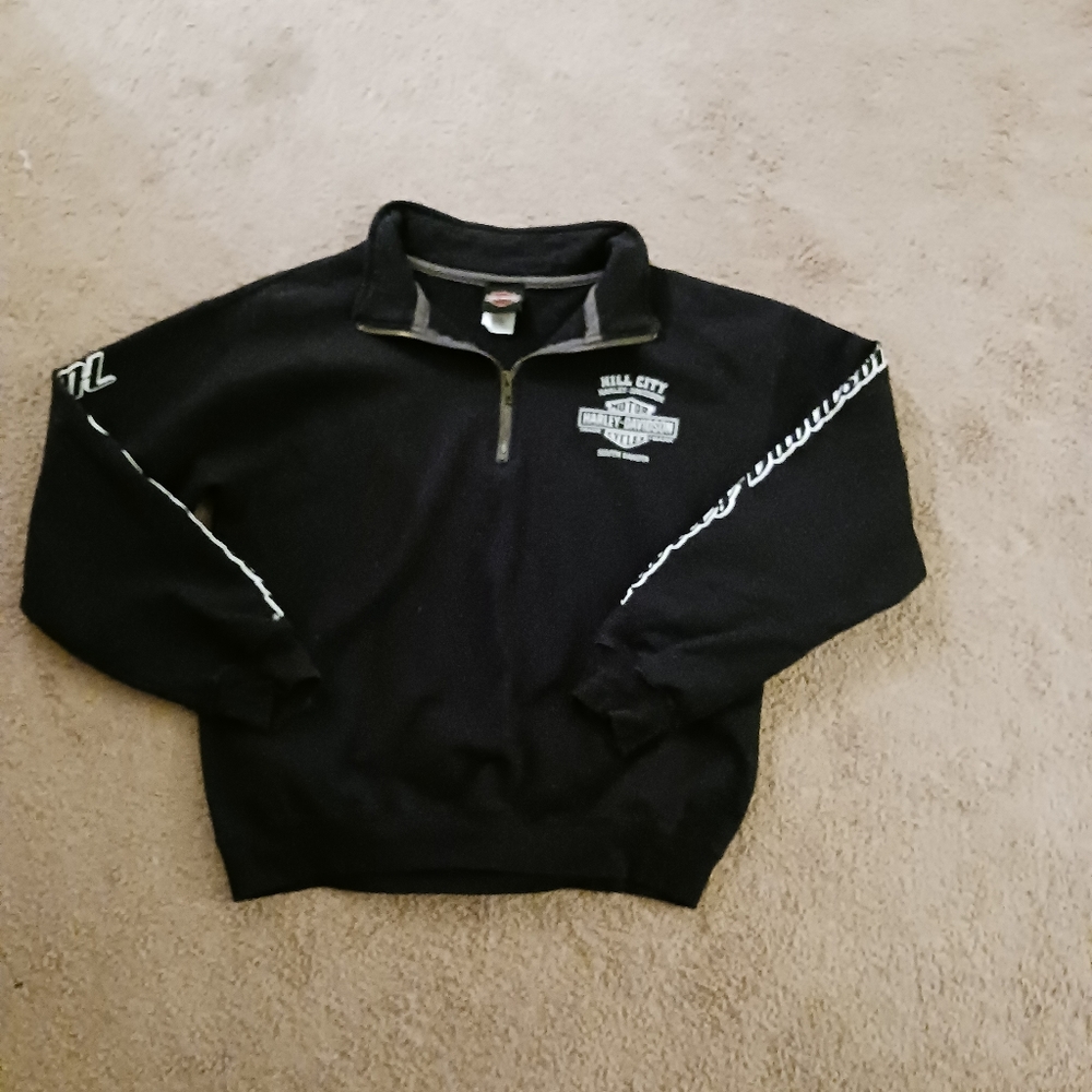 Womens Harley Davidson quarter zip jacket size M